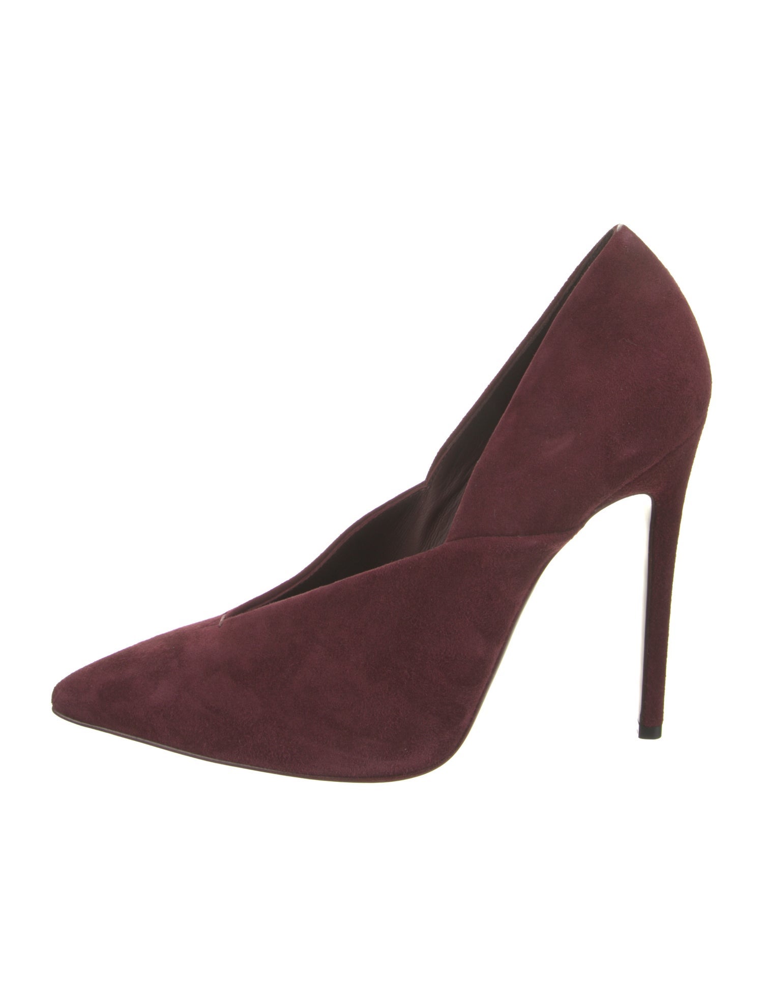 Victoria Beckham Suede D'Orsay Pumps