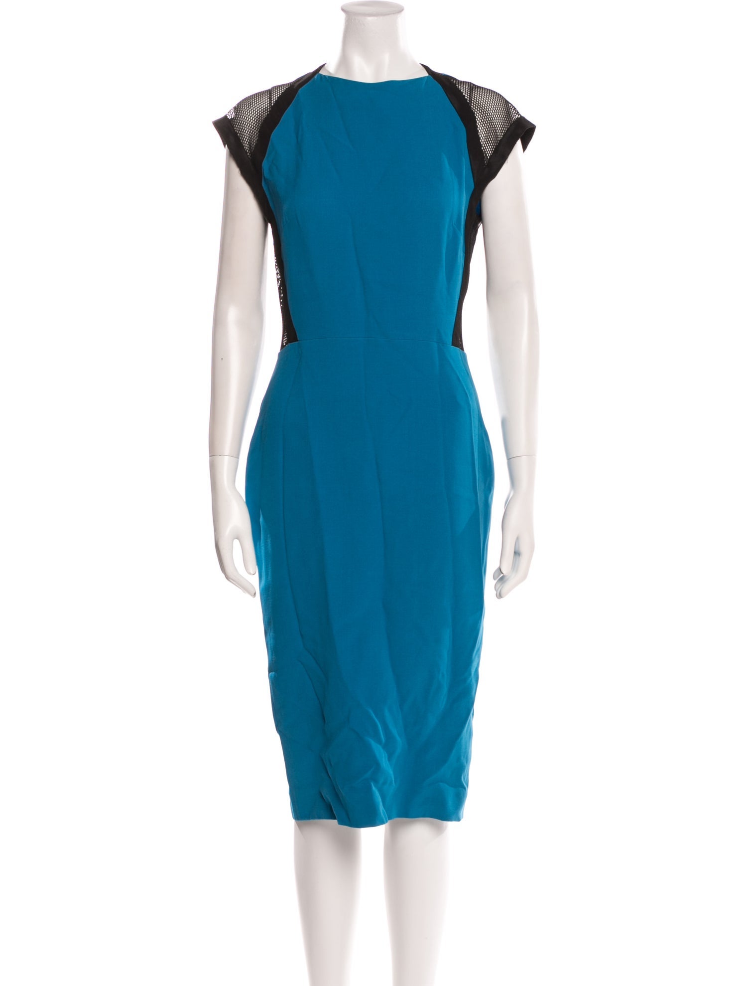 Victoria Beckham Wool Midi Length Dress
