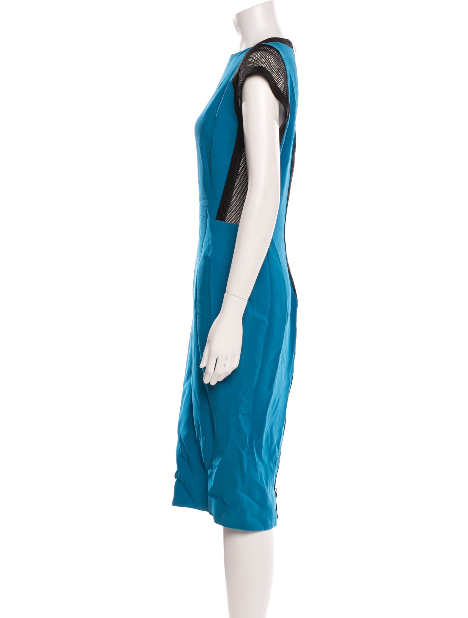 Victoria Beckham Wool Midi Length Dress