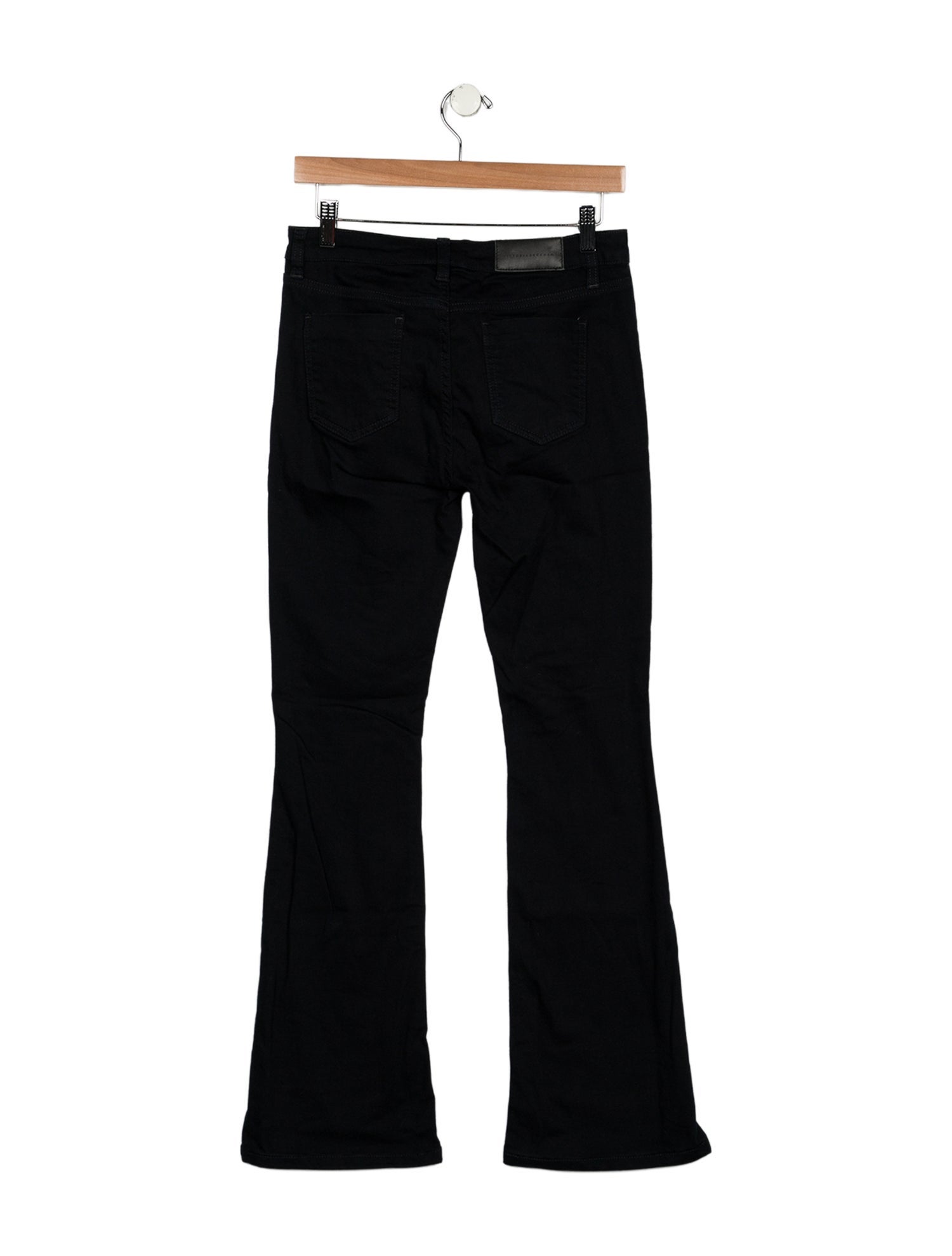 Victoria Beckham Mid-Rise Wide Leg Jeans