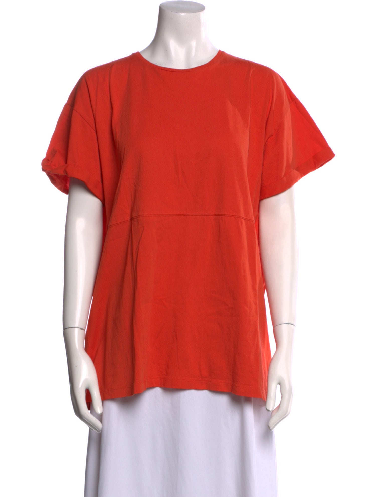 Victoria Beckham Crew Neck Short Sleeve T-Shirt