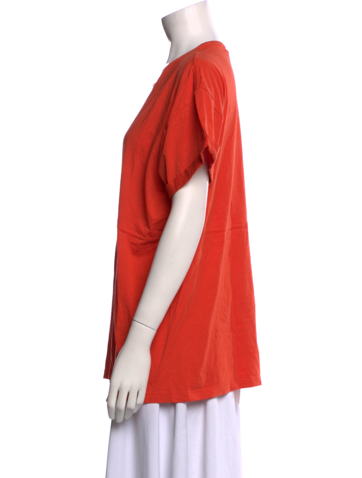 Victoria Beckham Crew Neck Short Sleeve T-Shirt