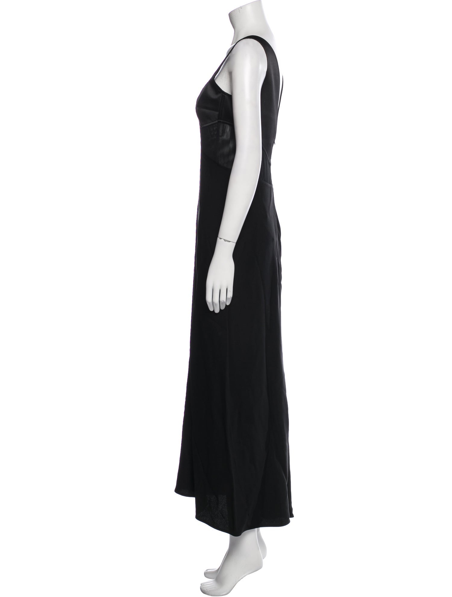 Victoria Beckham V-Neck Long Dress