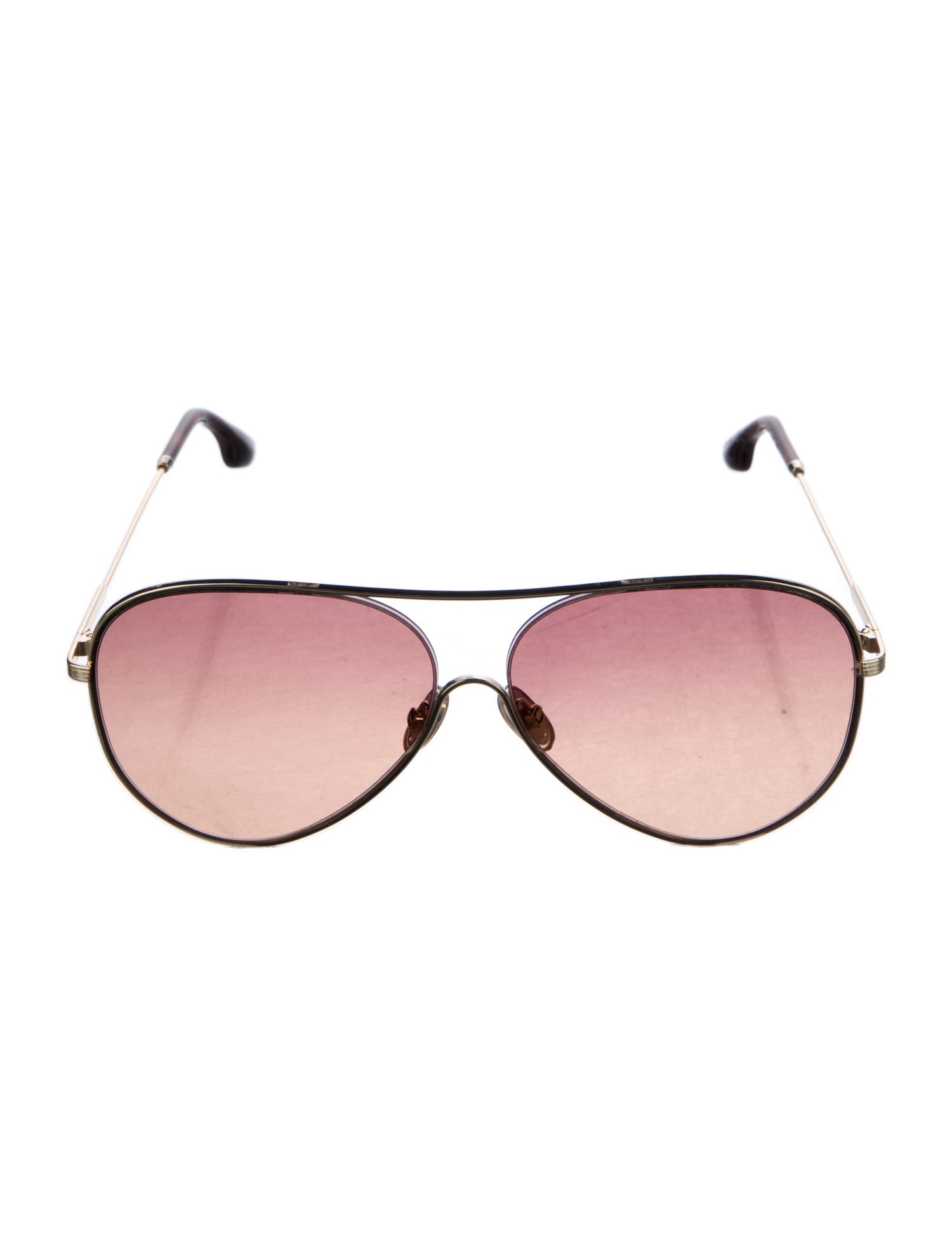 Victoria Beckham Aviator Gradient Sunglasses