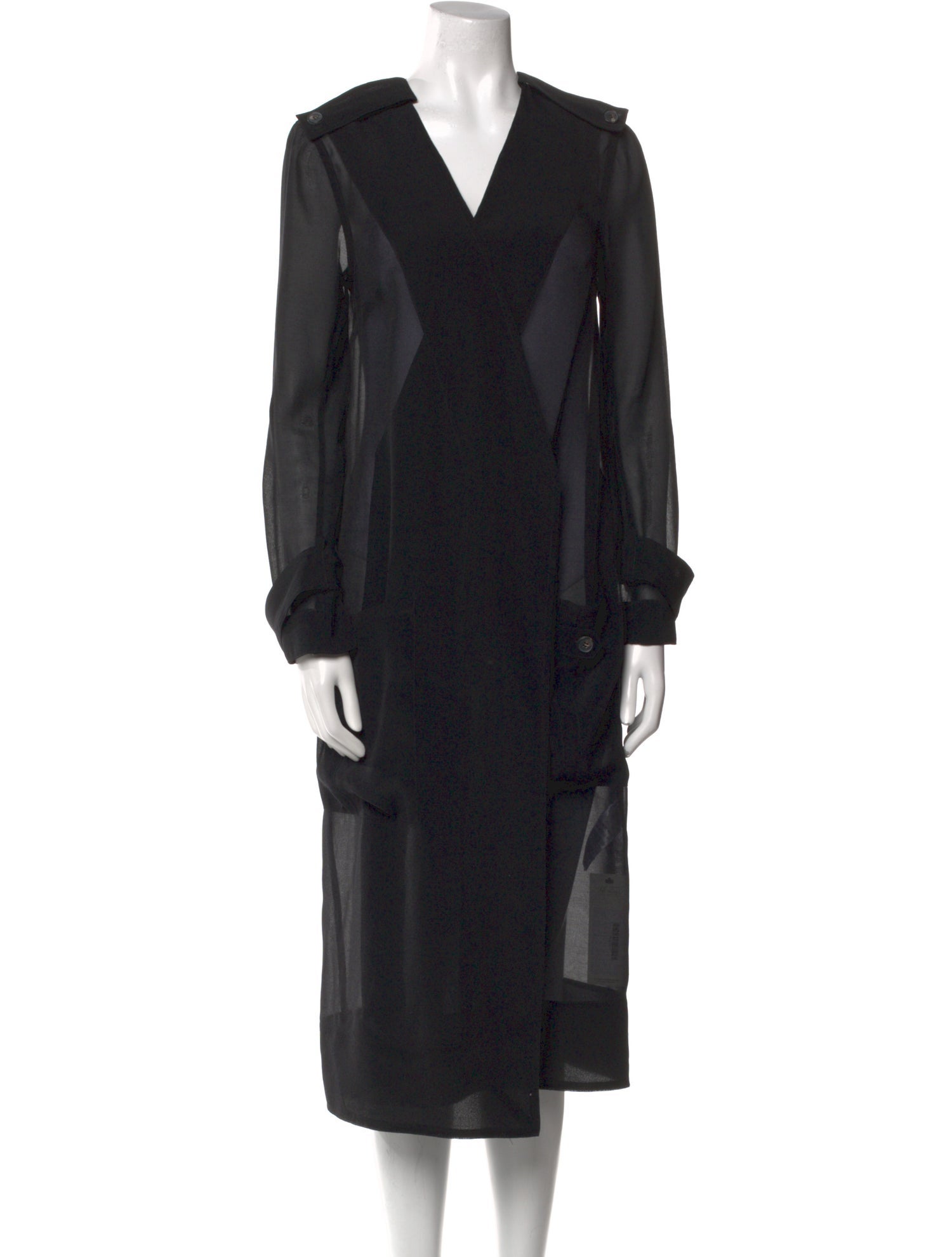 Victoria Beckham V-Neck Long Dress