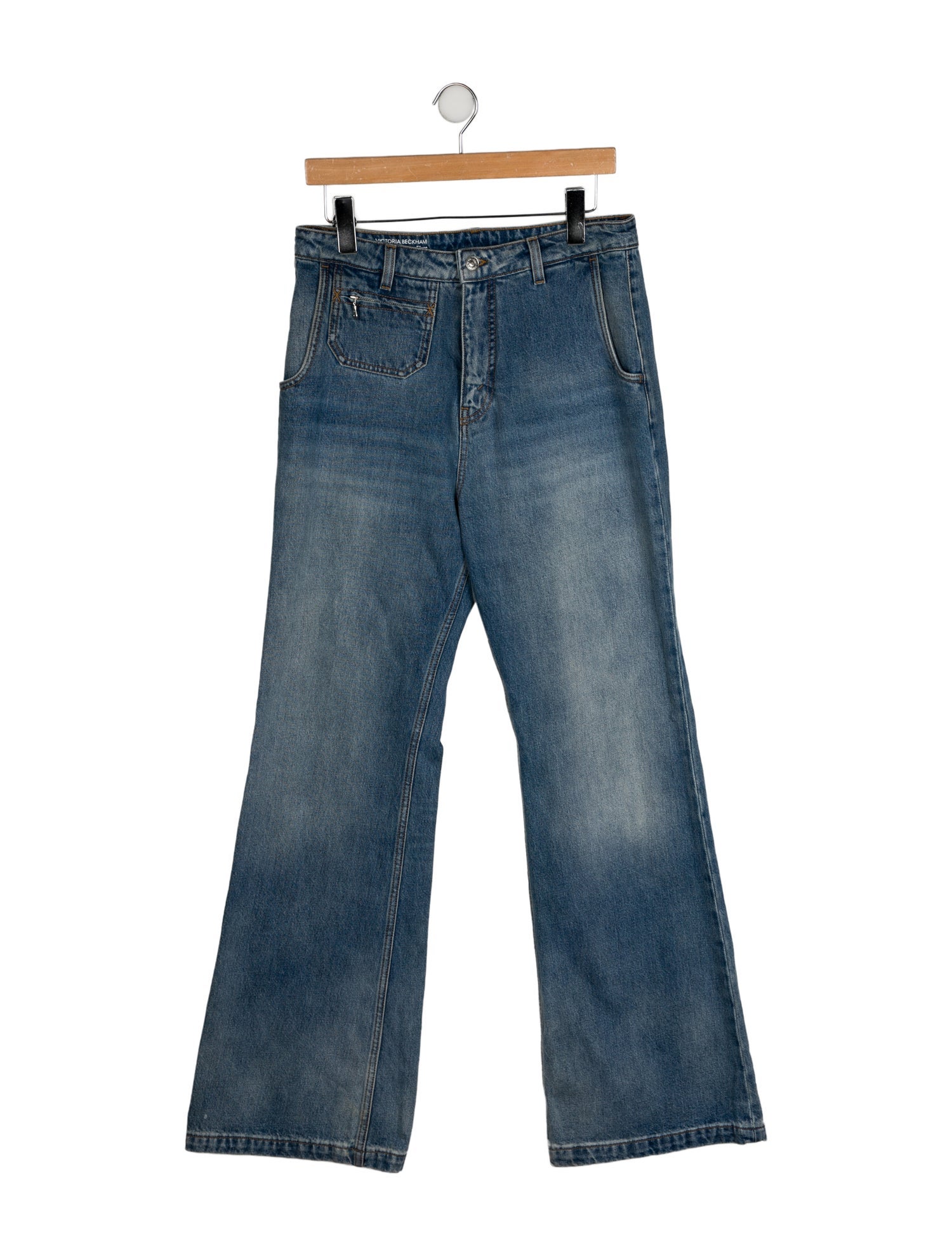 Victoria Beckham High-Rise Wide Leg Jeans