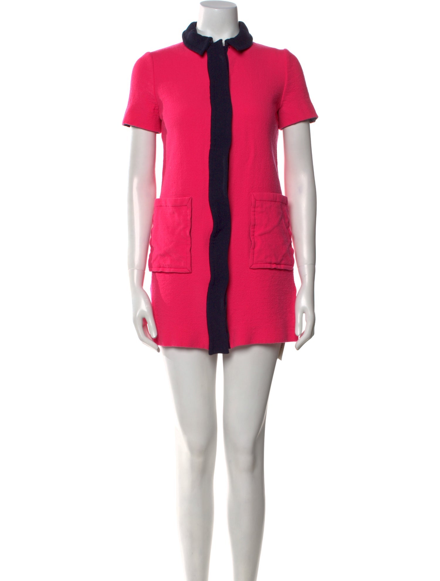 Victoria Beckham Wool Mini Dress