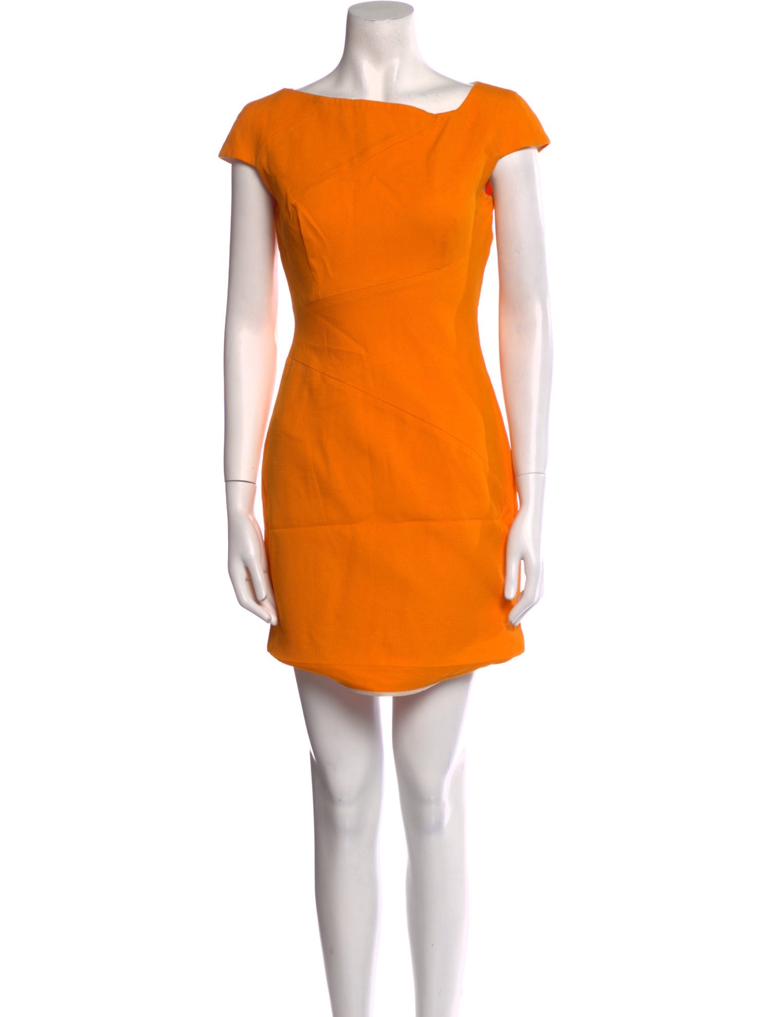 Victoria Beckham Bateau Neckline Mini Dress