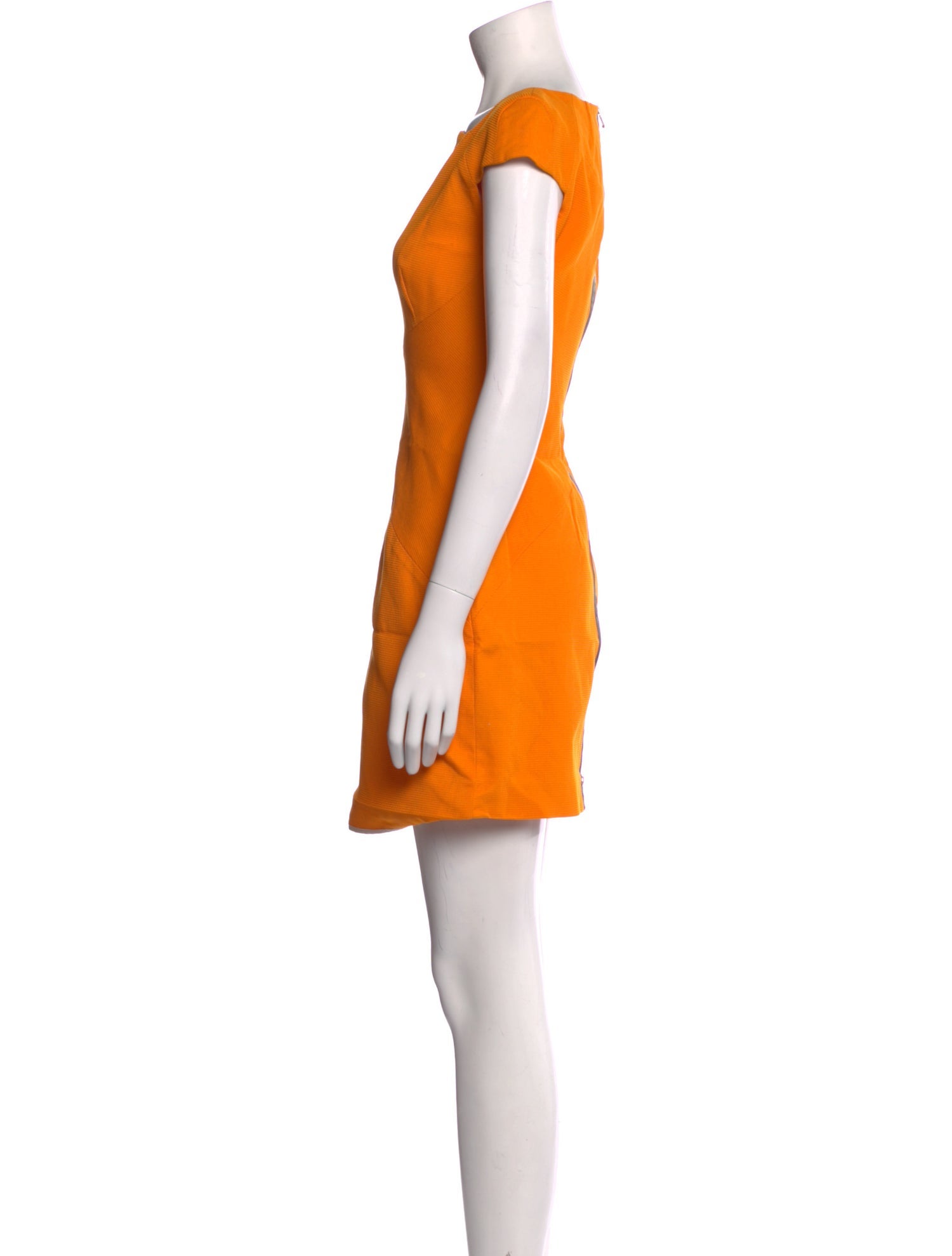 Victoria Beckham Bateau Neckline Mini Dress