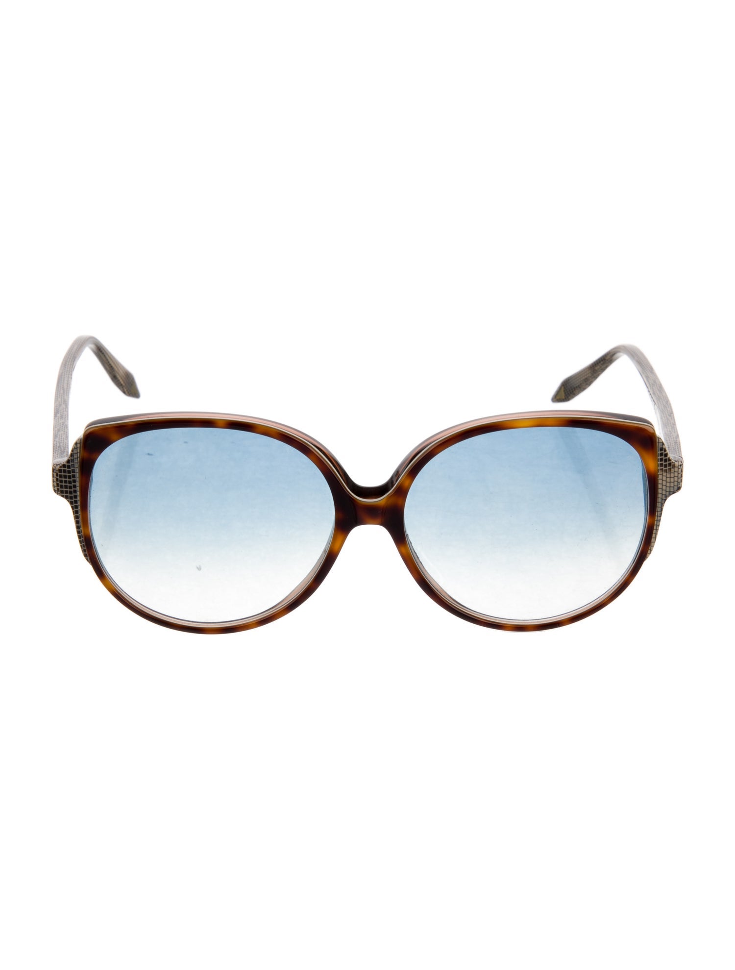 Victoria Beckham Round Gradient Sunglasses