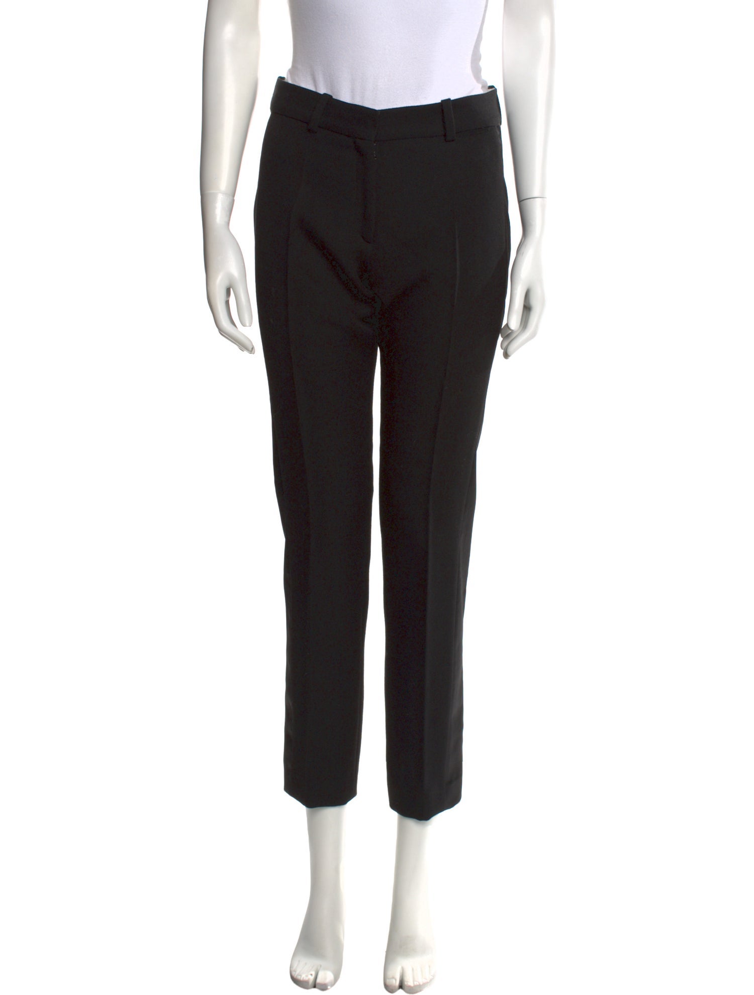 Victoria Beckham Wool Straight Leg Pants