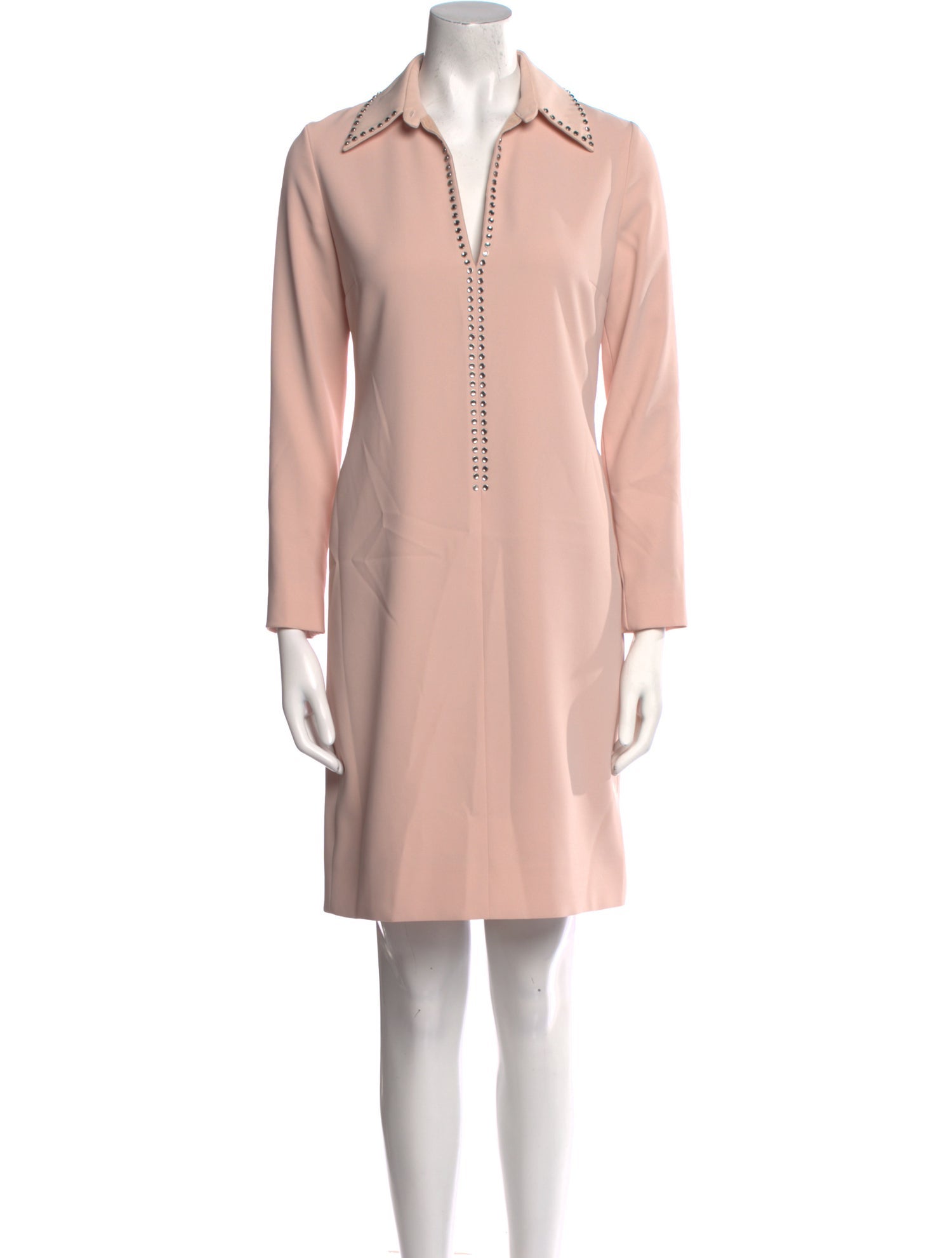 Victoria Beckham V-Neck Knee-Length Dress