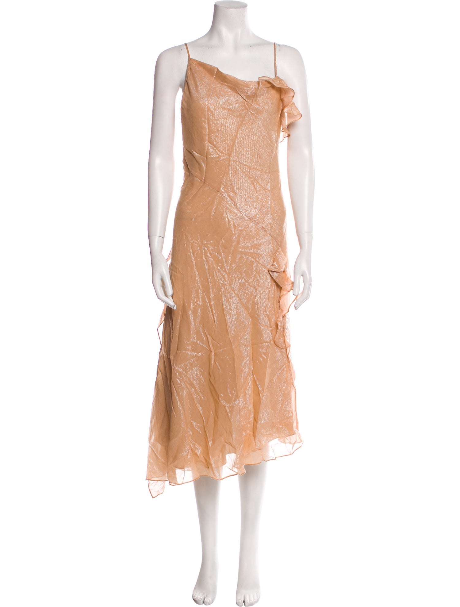 Victoria Beckham Square Neckline Long Dress