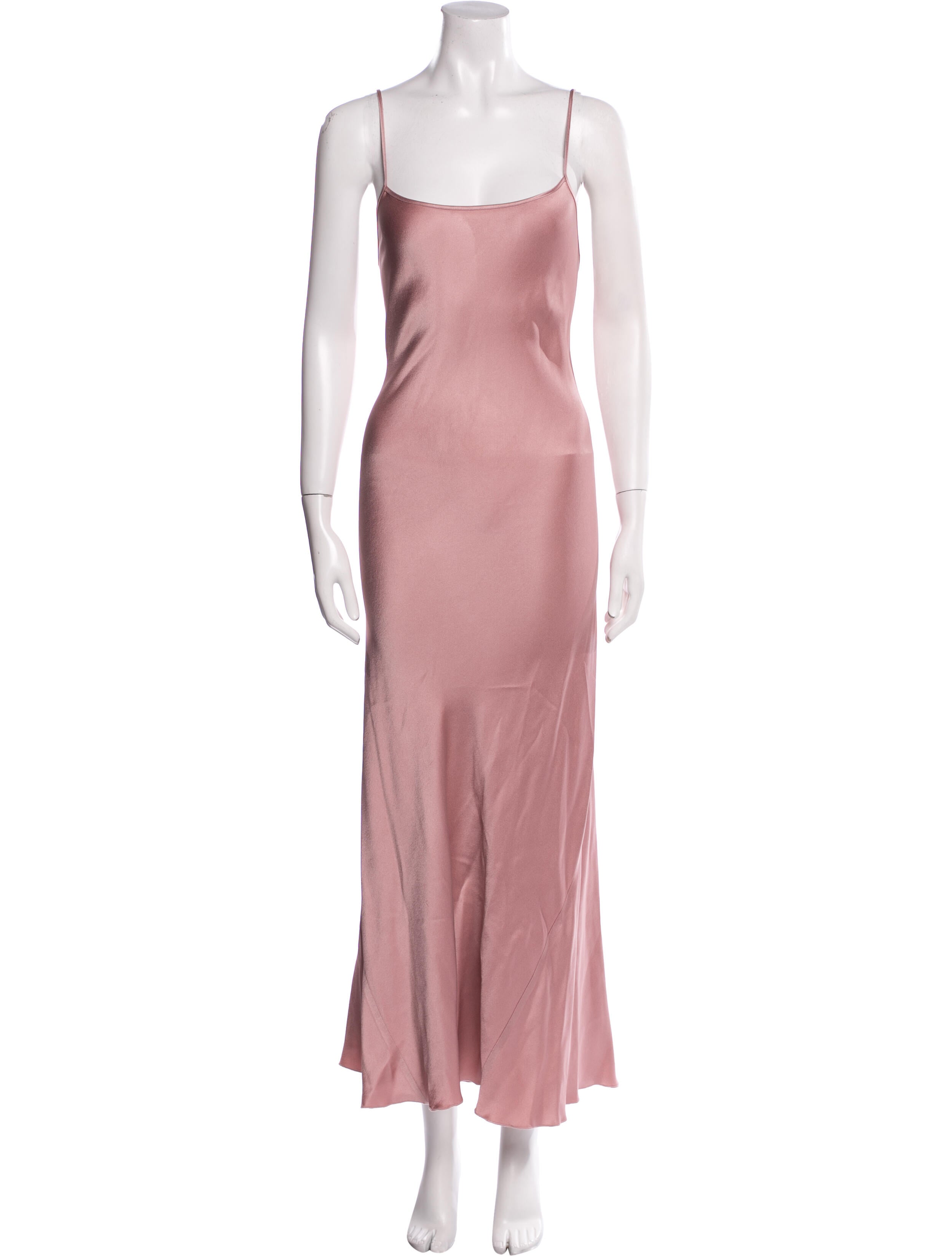 Victoria Beckham Square Neckline Long Dress