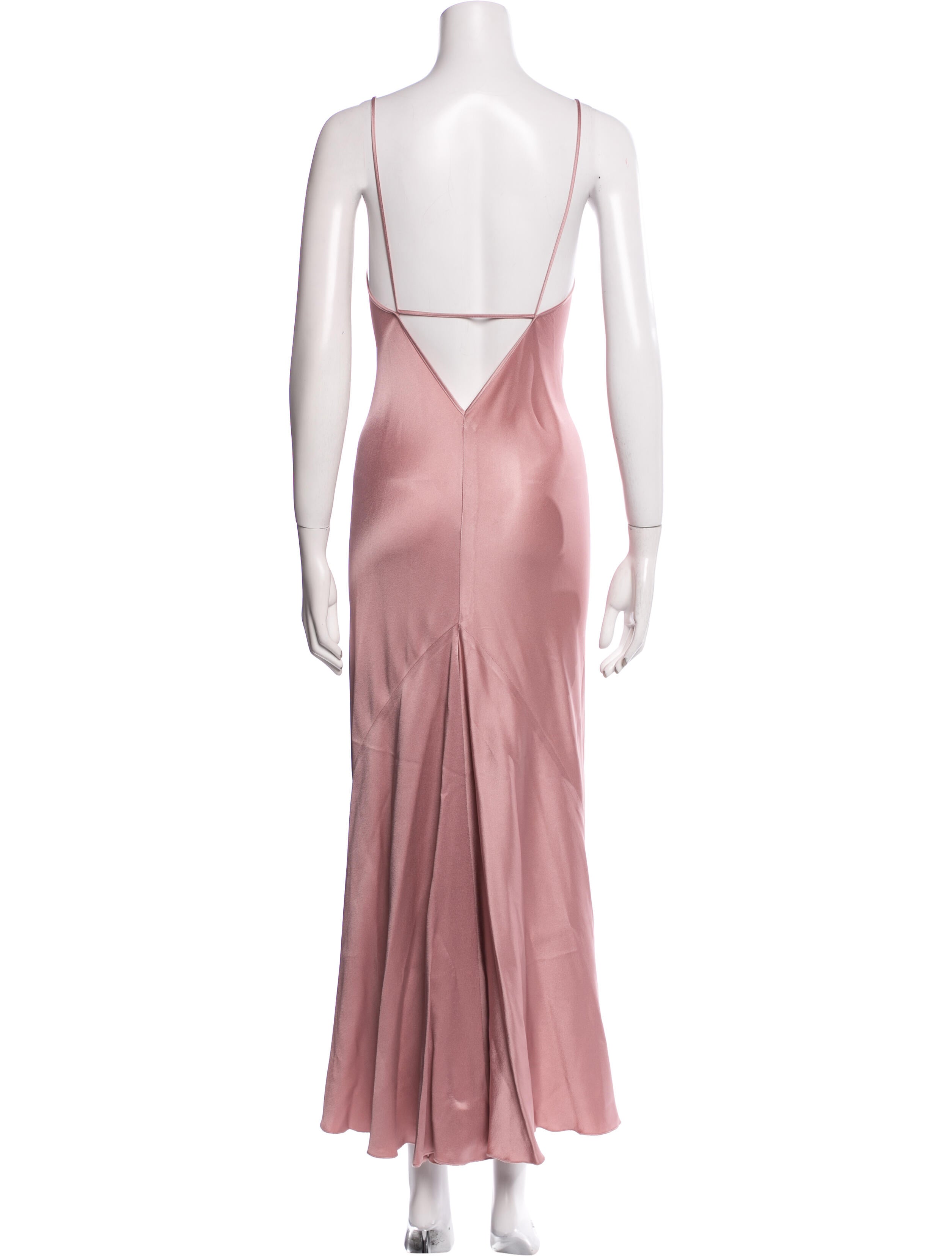 Victoria Beckham Square Neckline Long Dress