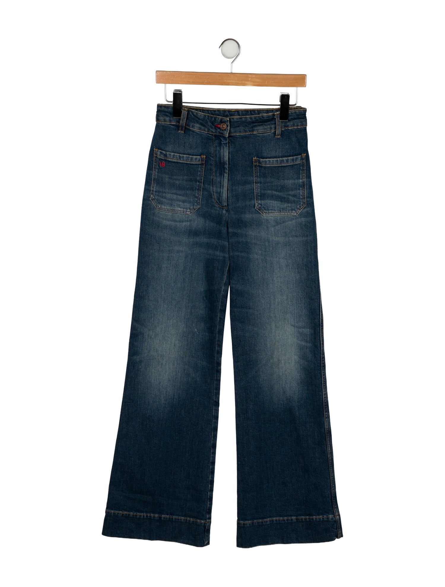Victoria Beckham High-Rise Wide Leg Jeans