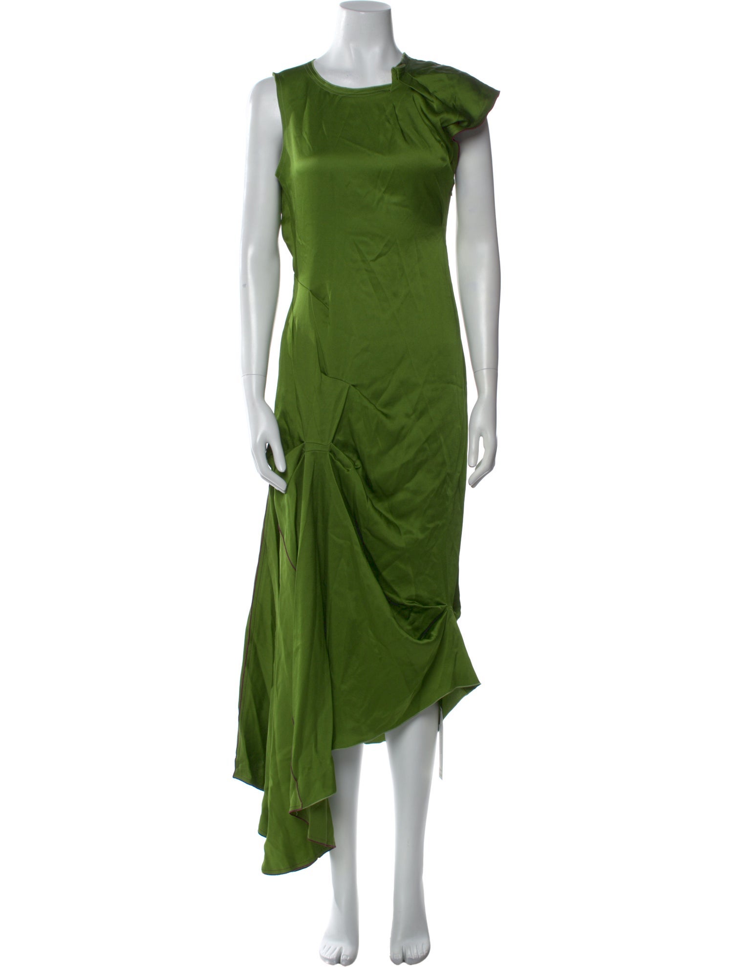 Victoria Beckham Crew Neck Long Dress