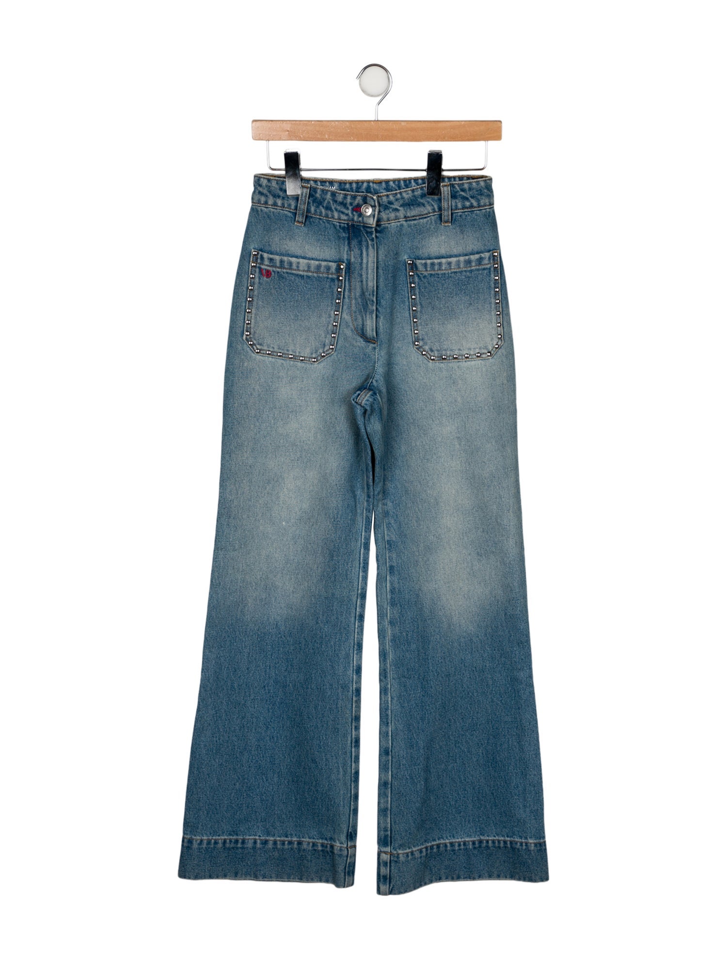 Victoria Beckham High-Rise Wide Leg Jeans