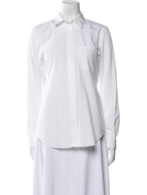 Victoria Beckham Long Sleeve Button-Up Top