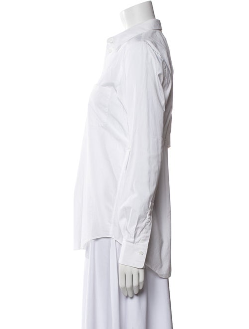 Victoria Beckham Long Sleeve Button-Up Top