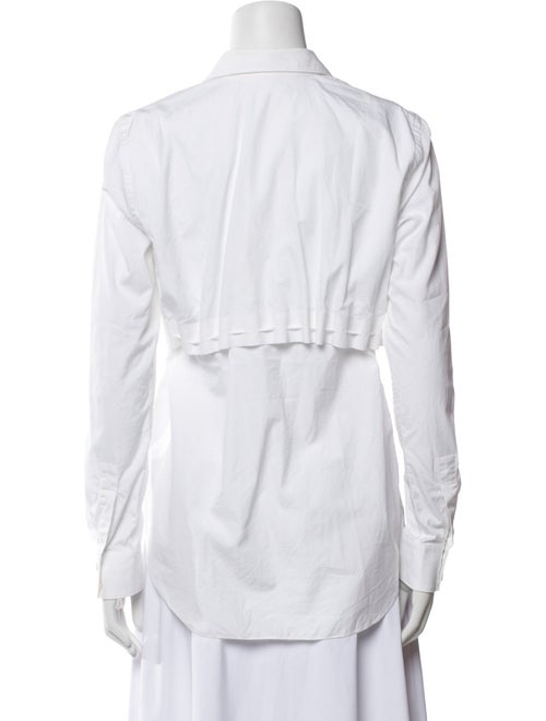 Victoria Beckham Long Sleeve Button-Up Top