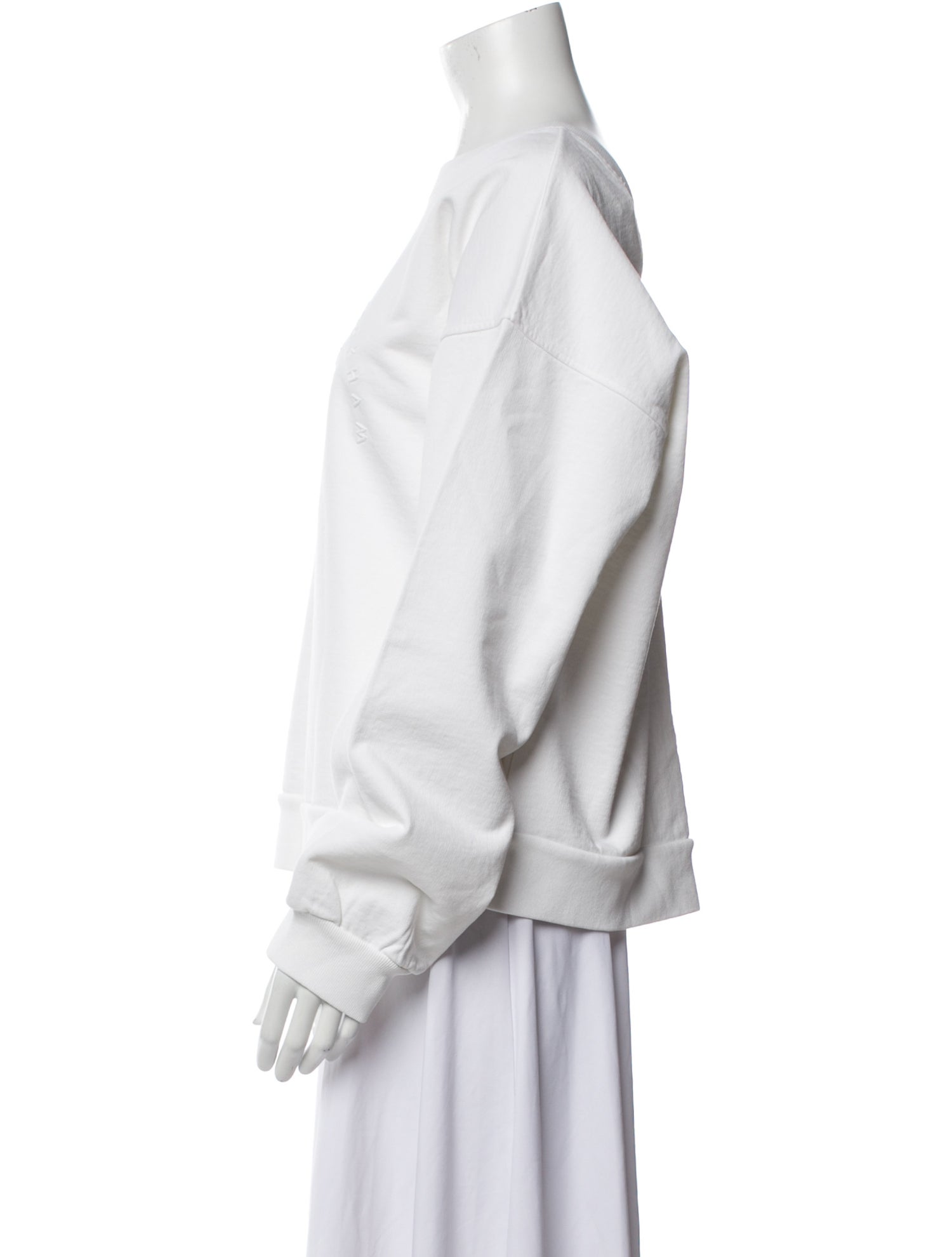 Victoria Beckham Scoop Neck Long Sleeve Sweatshirt w/ Tags