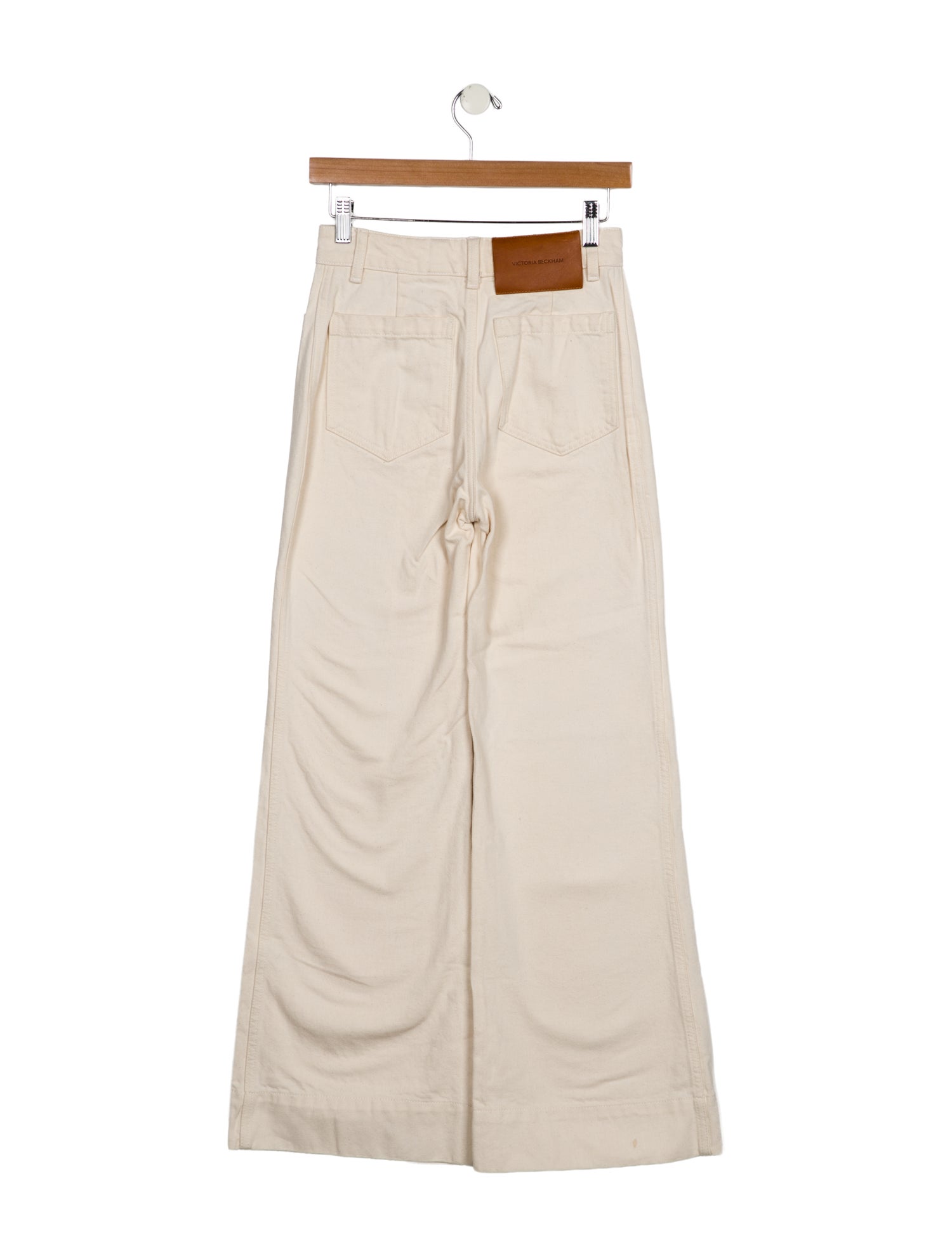 Victoria Beckham Mid-Rise Wide Leg Jeans