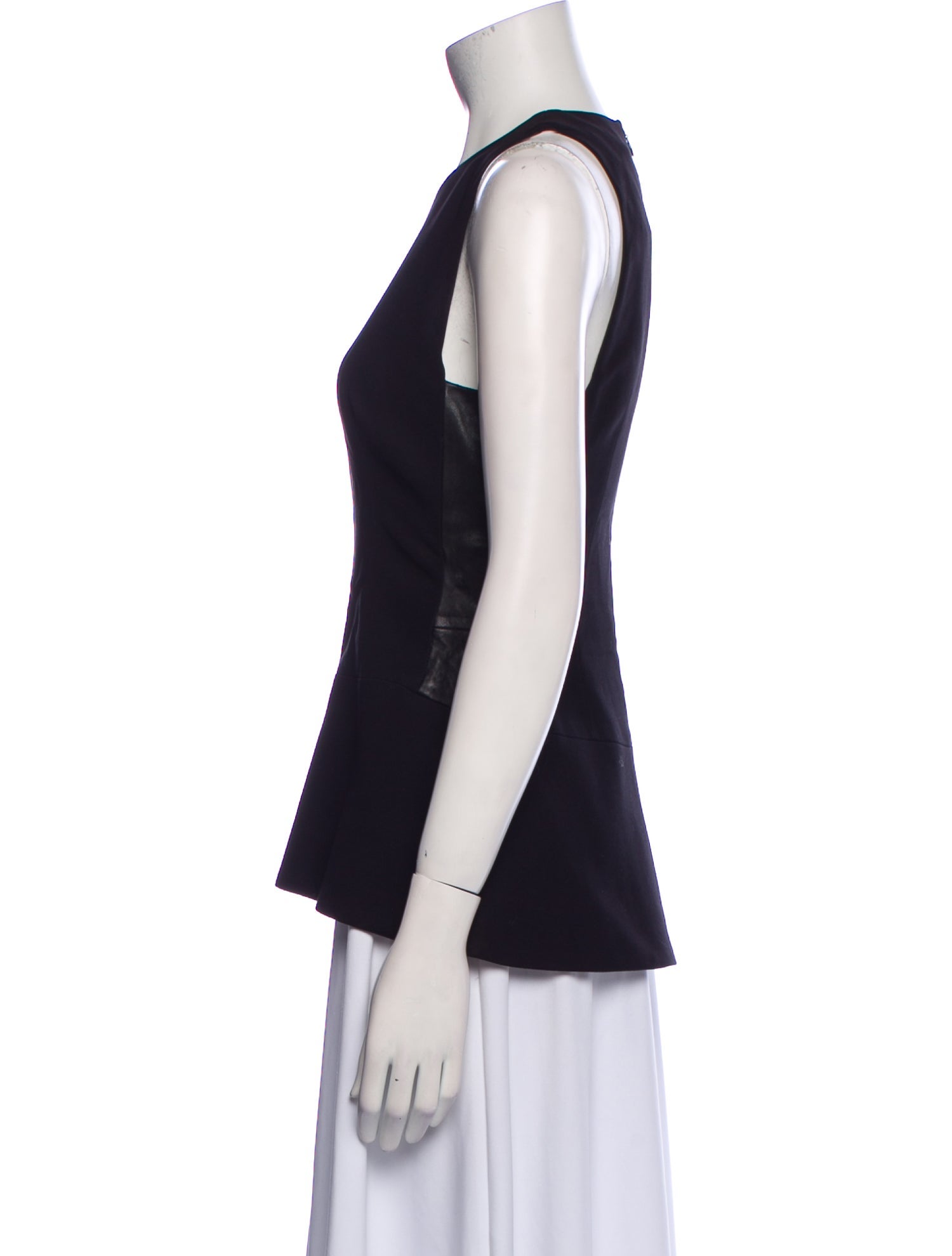 Victoria Beckham Crew Neck Sleeveless Top