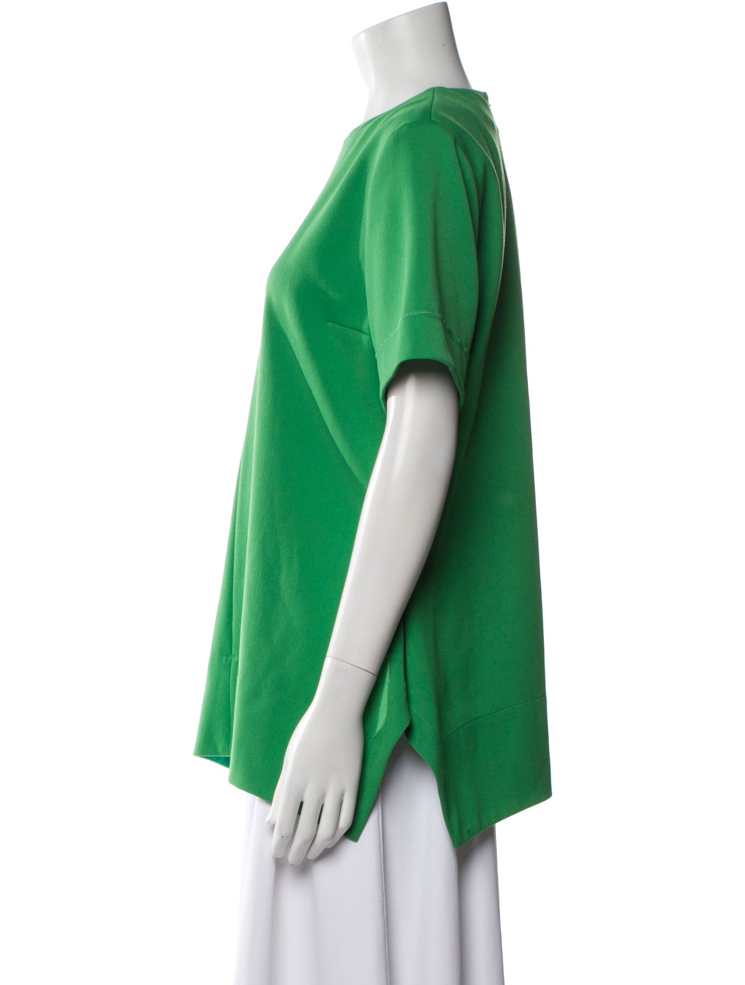 Victoria Beckham Crew Neck Short Sleeve T-Shirt