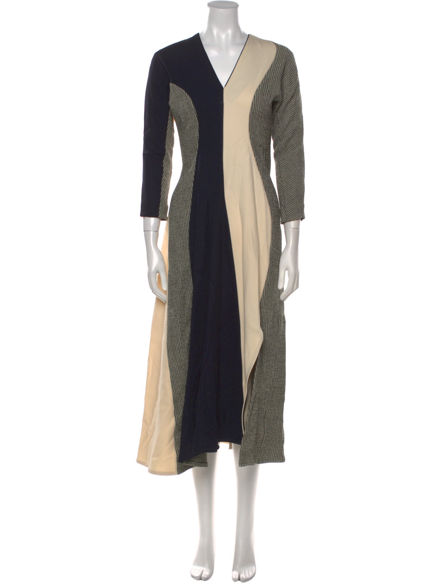Victoria Beckham Wool Long Dress