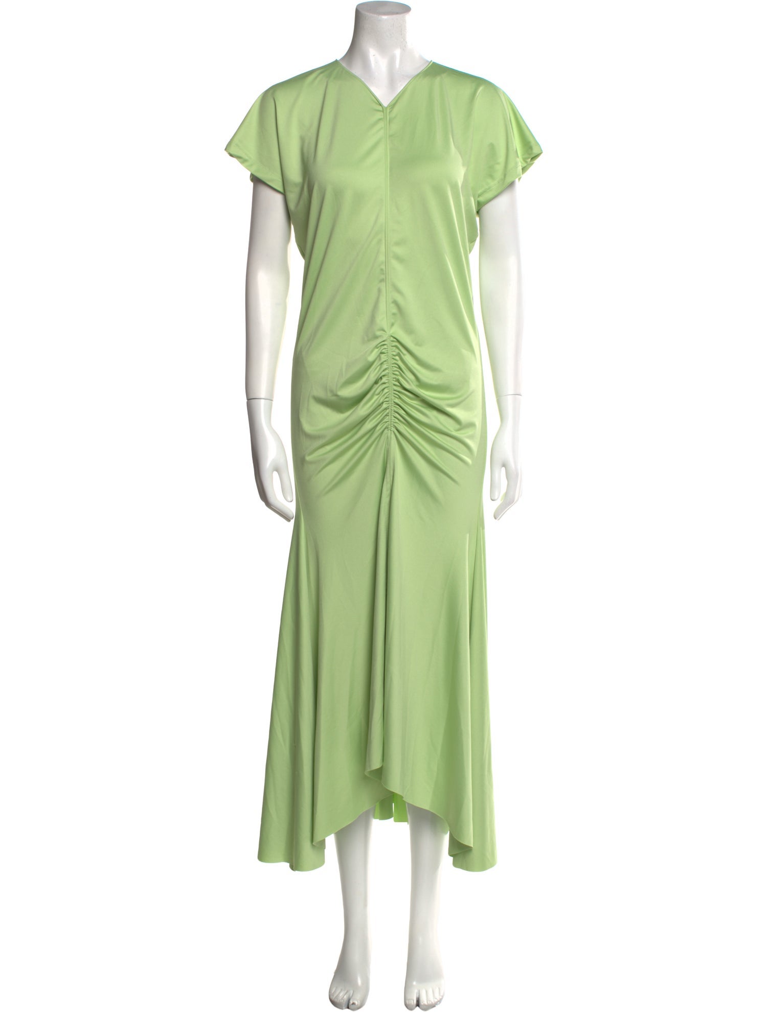 Victoria Beckham V-Neck Long Dress