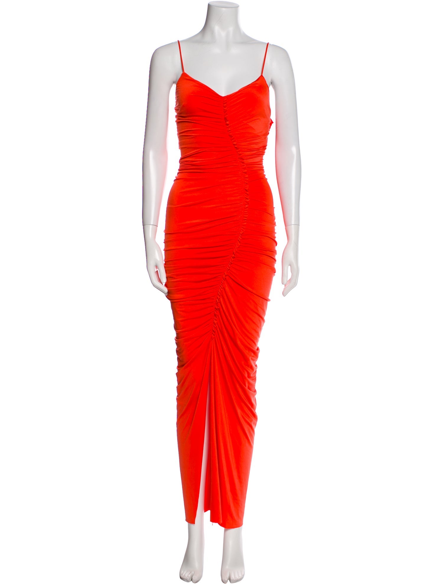 Victoria Beckham V-Neck Knee-Length Dress