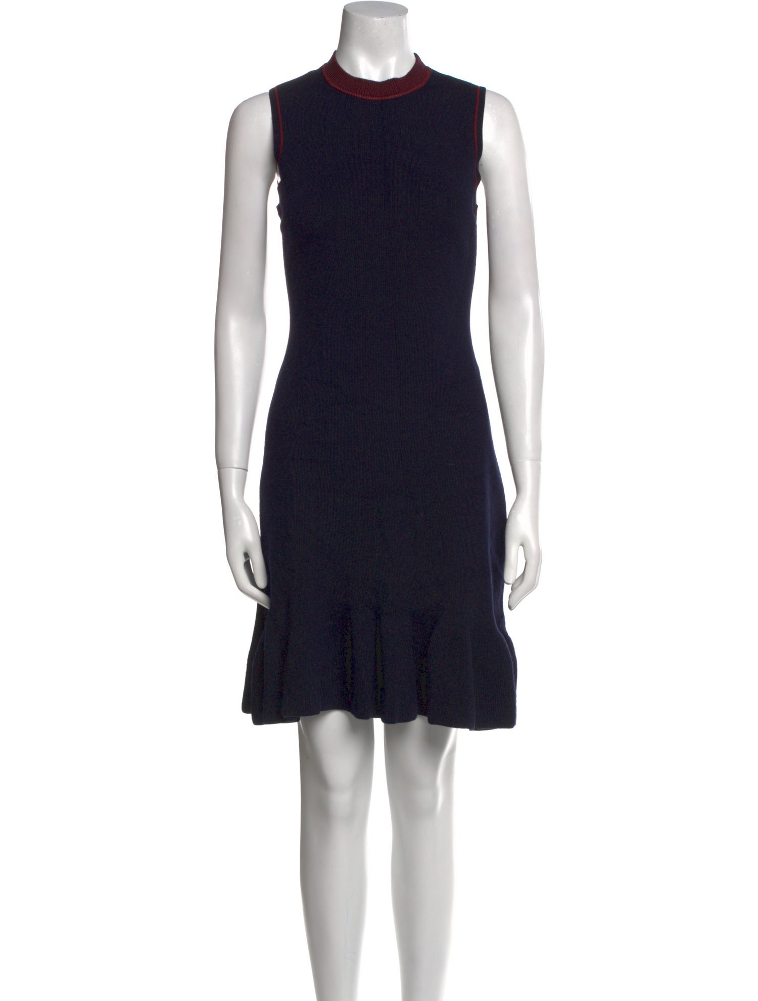 Victoria Beckham Wool Mini Dress