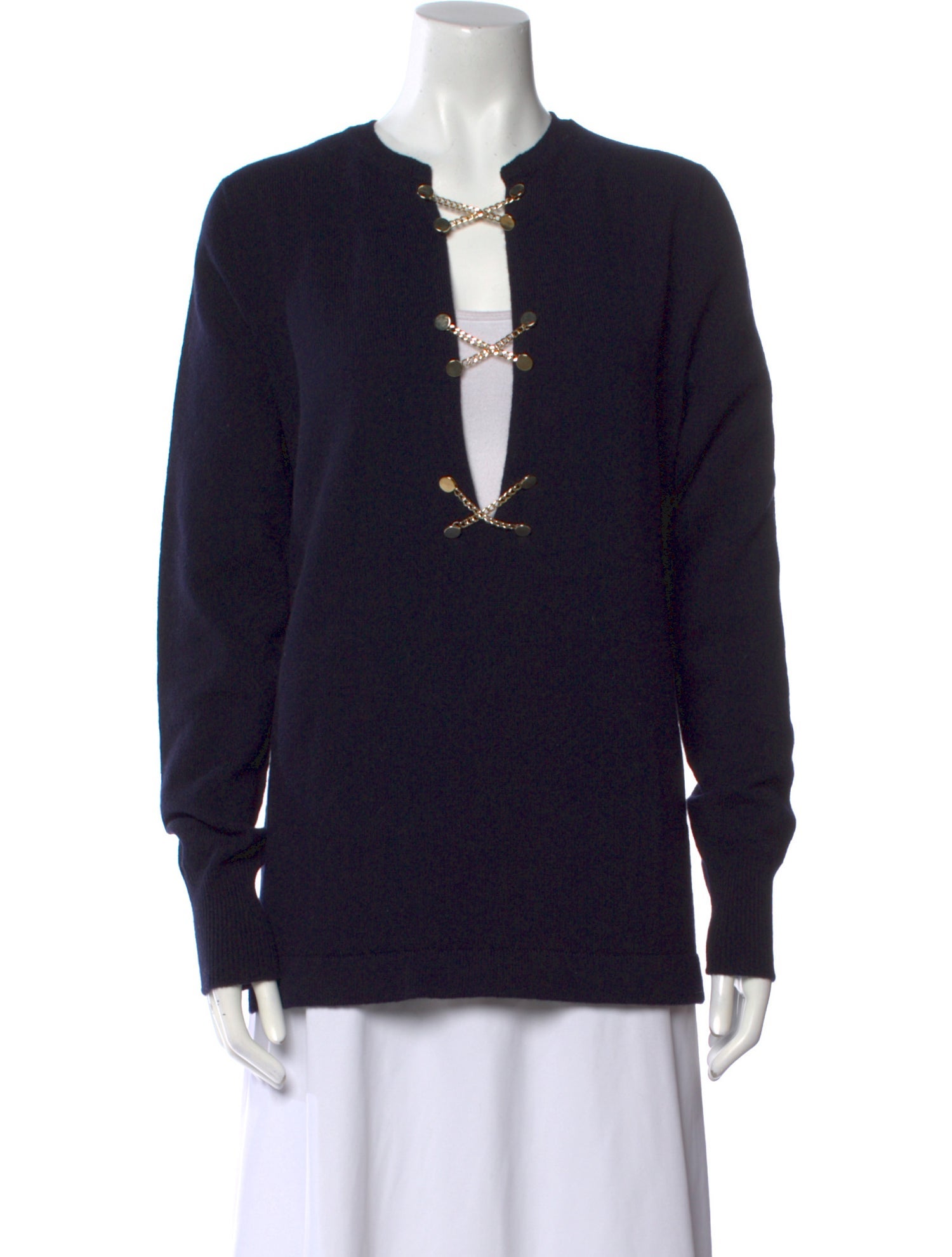 Victoria Beckham Wool Crew Neck Sweater