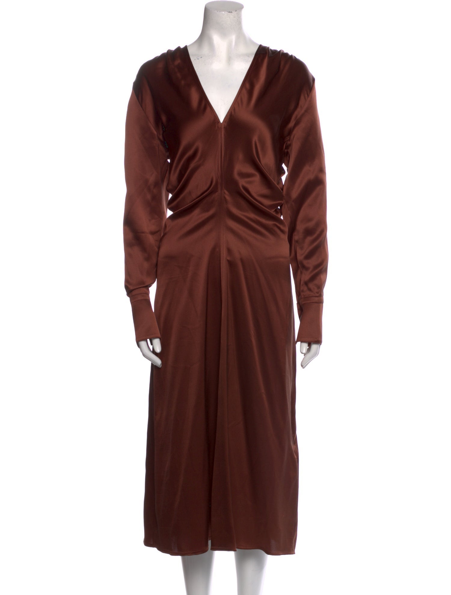 Victoria Beckham Silk Midi Length Dress