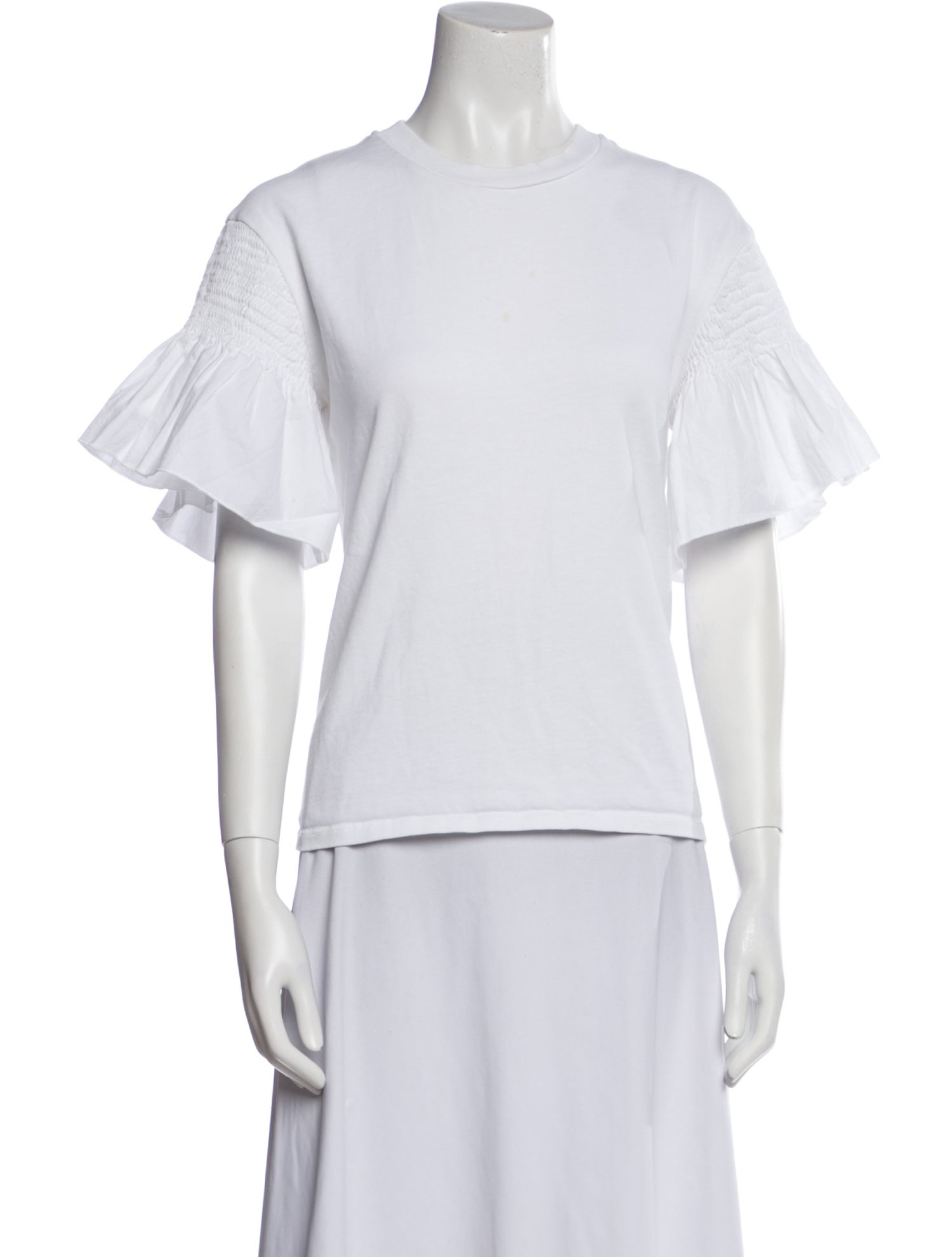 Victoria Beckham Crew Neck Short Sleeve T-Shirt