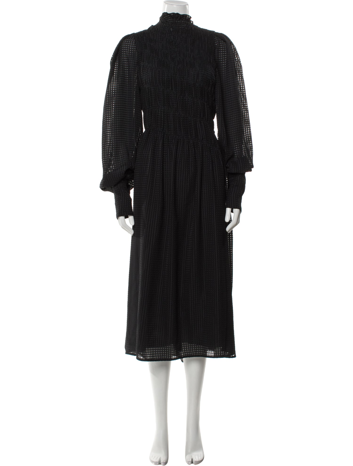 Victoria Beckham Turtleneck Long Dress