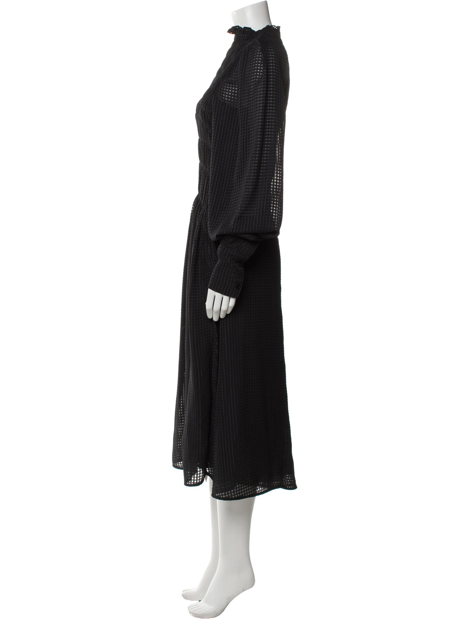 Victoria Beckham Turtleneck Long Dress