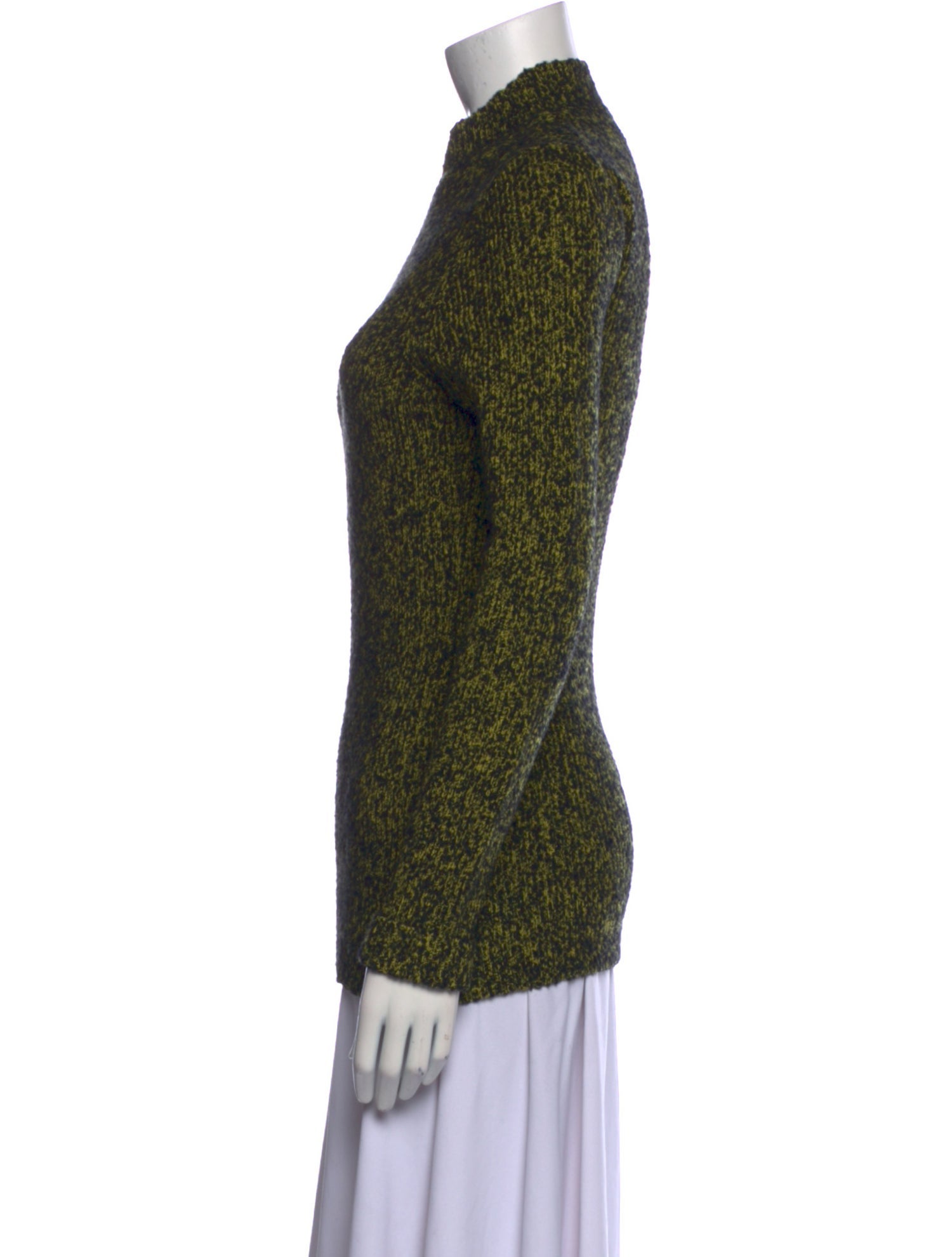 Victoria Beckham Wool Mock Neck Sweater