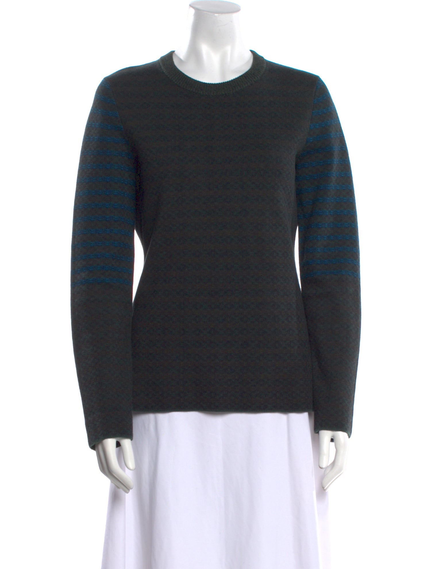 Victoria Beckham Printed Crew Neck Sweater