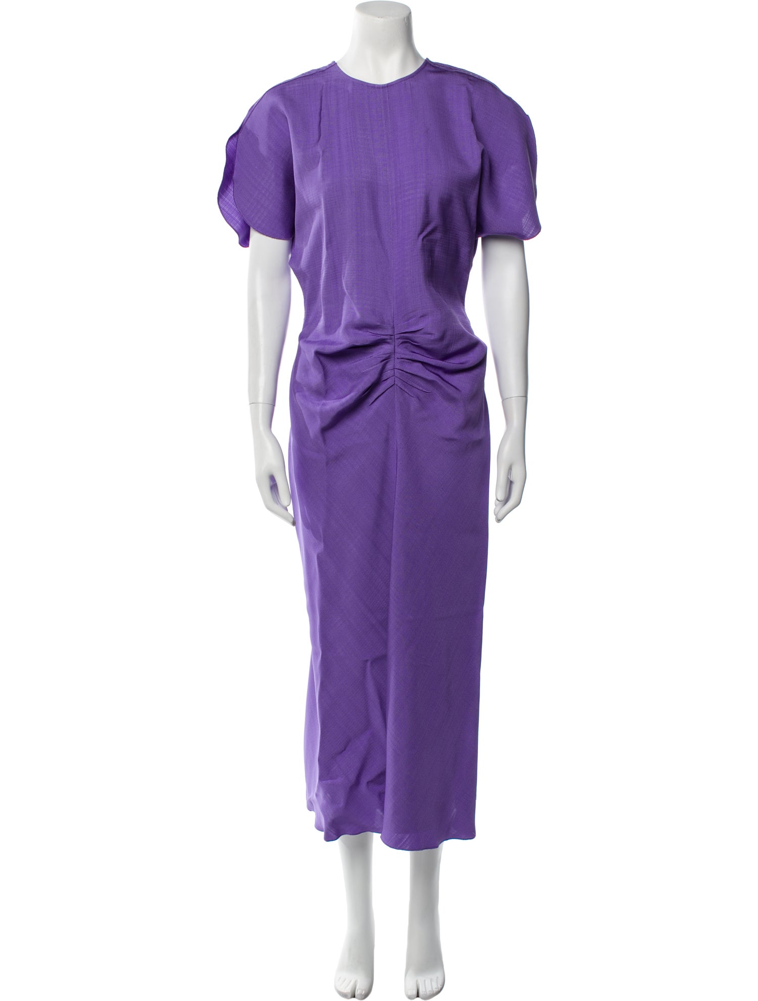 Victoria Beckham Crew Neck Long Dress