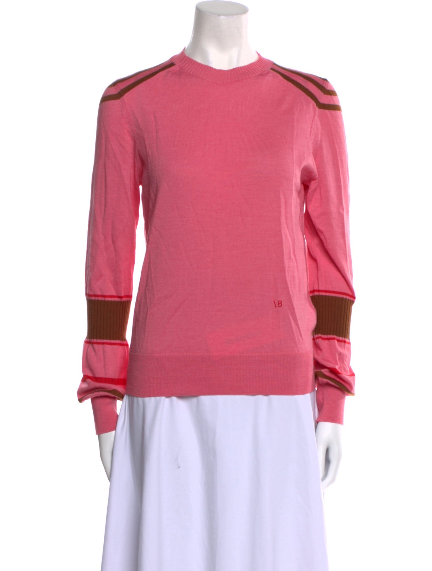 Victoria Beckham Wool Crew Neck Sweatshirt