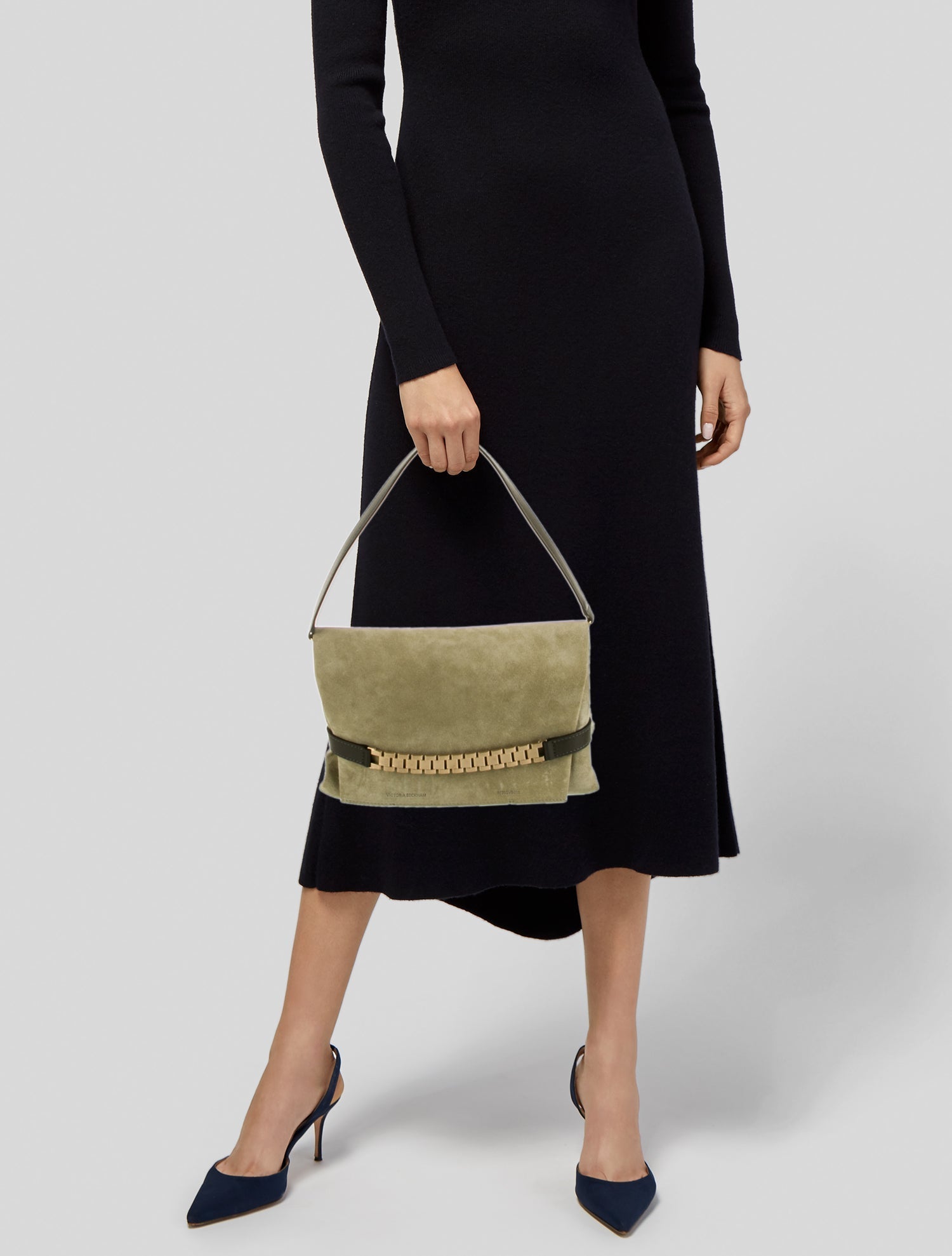 Victoria Beckham Suede Shoulder Bag