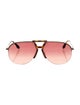 Victoria Beckham Aviator Gradient Sunglasses