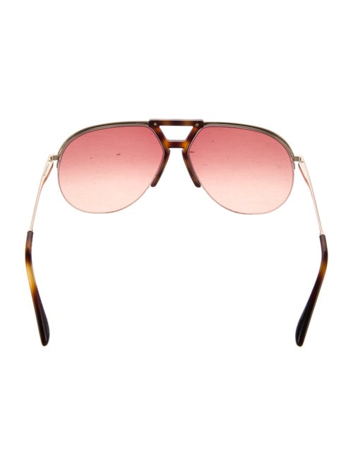 Victoria Beckham Aviator Gradient Sunglasses