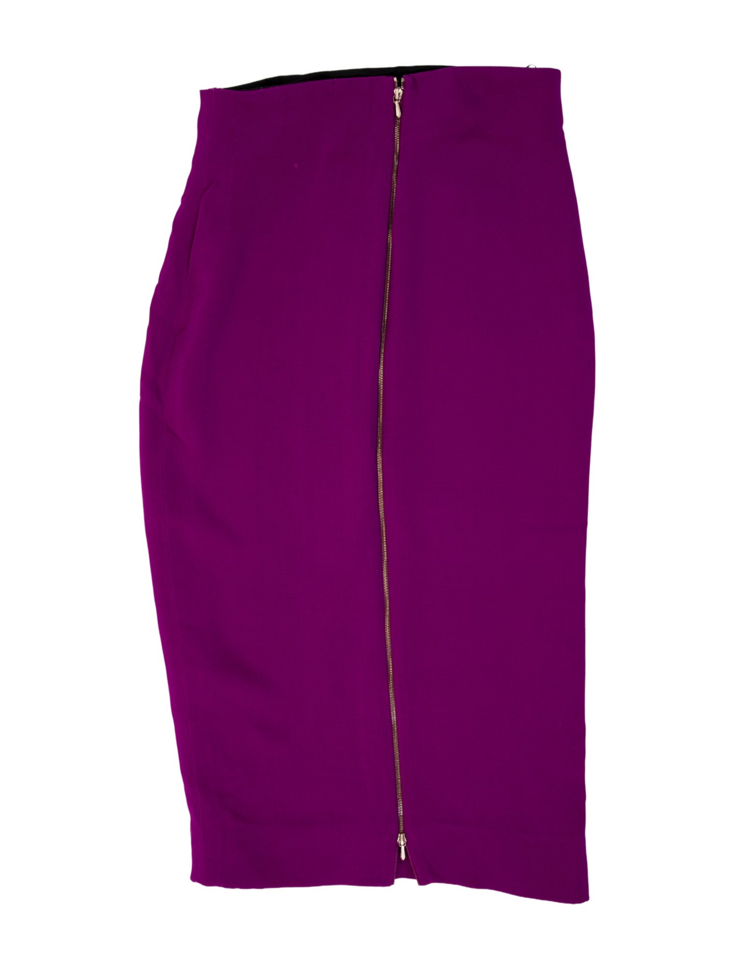 Victoria Beckham Silk Knee-Length Skirt