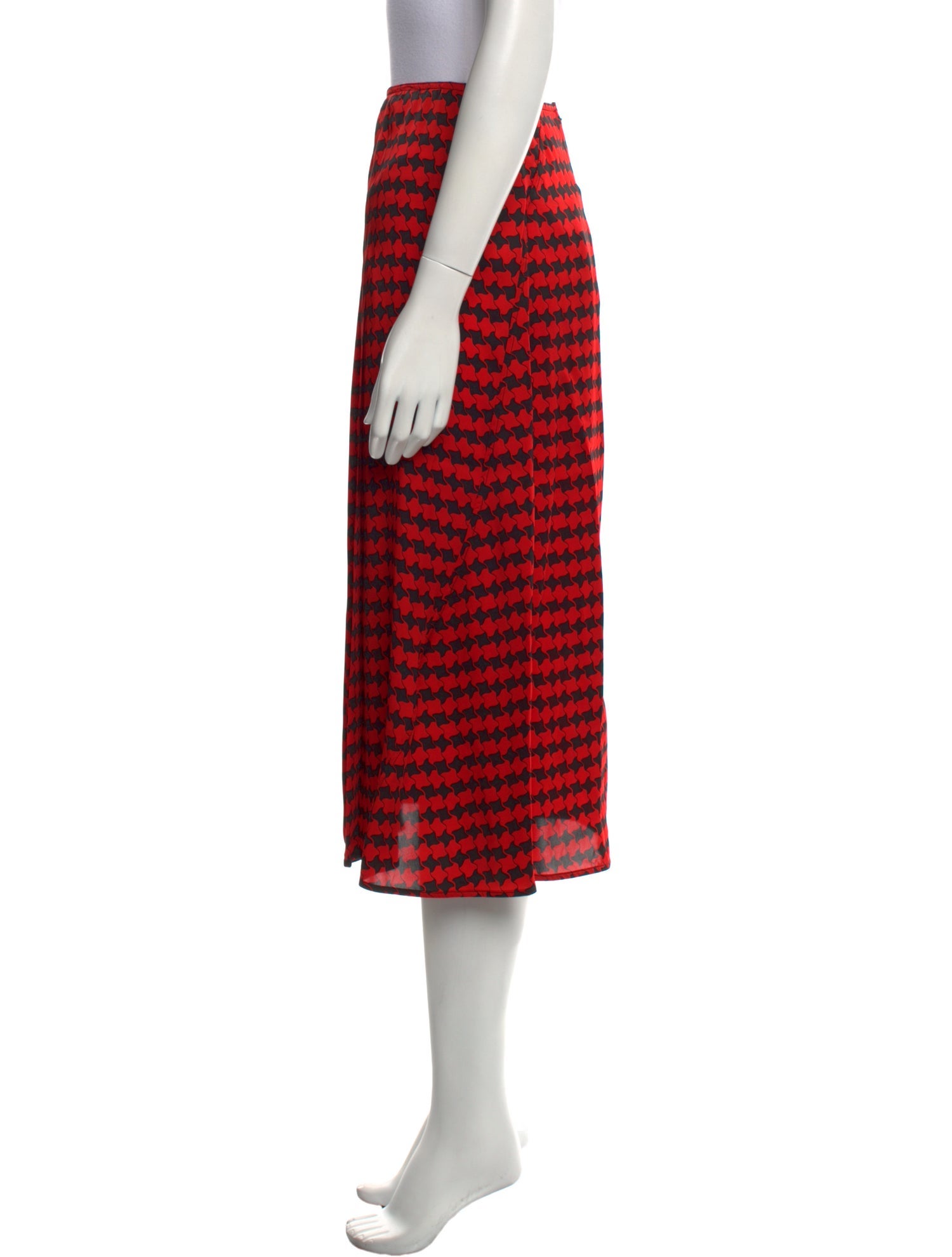 Victoria Beckham Striped Midi Length Skirt w/ Tags