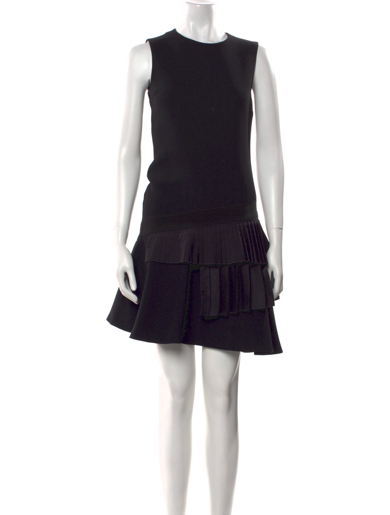 Victoria Beckham Crew Neck Mini Dress