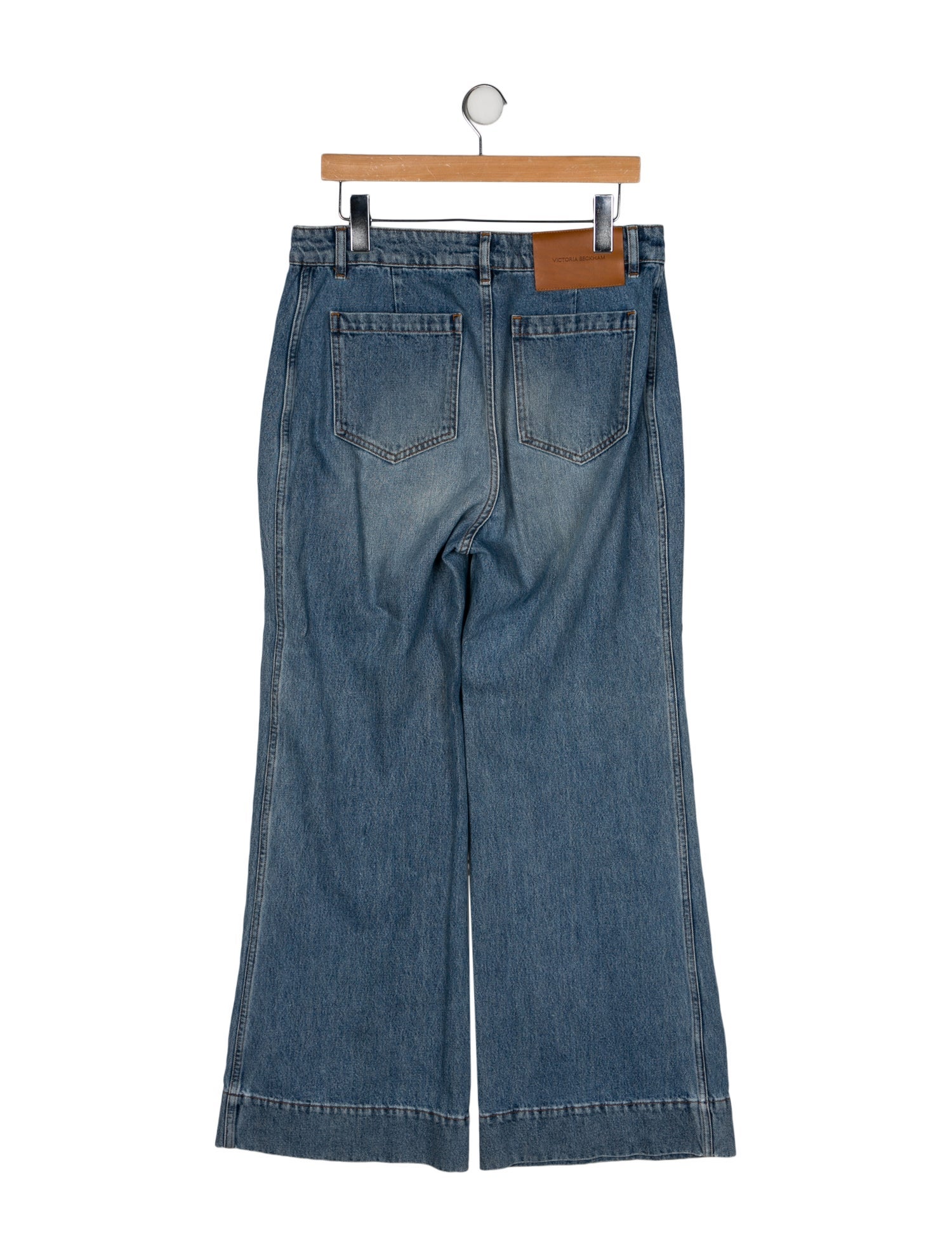 Victoria Beckham High-Rise Wide Leg Jeans
