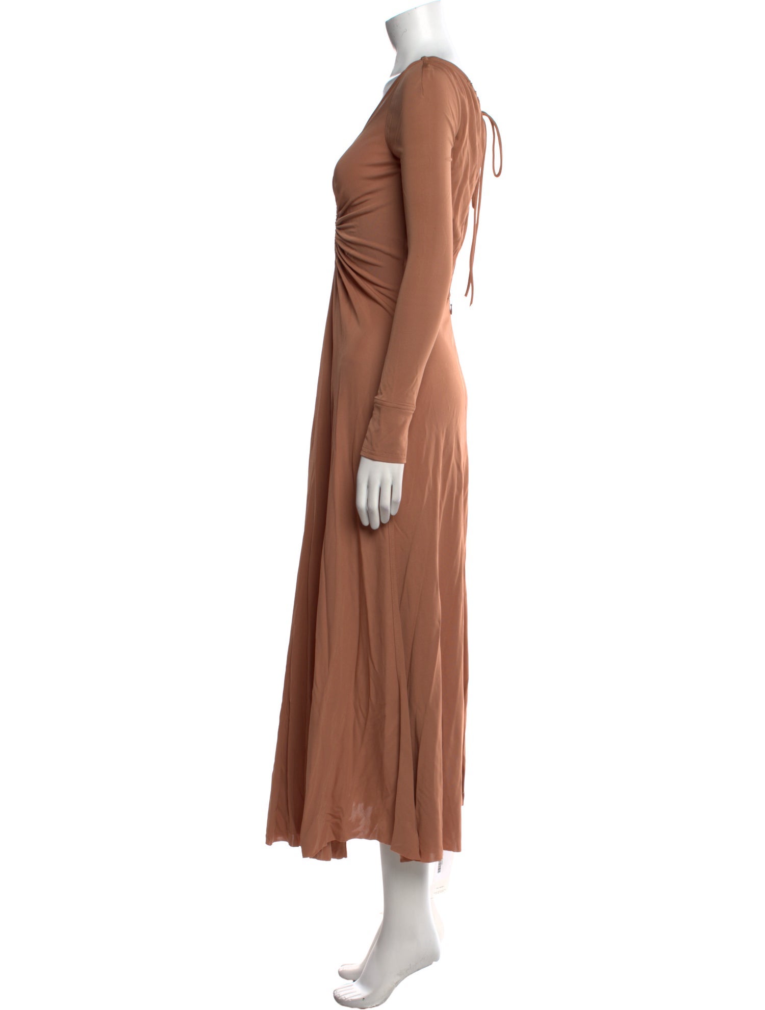 Victoria Beckham V-Neck Long Dress
